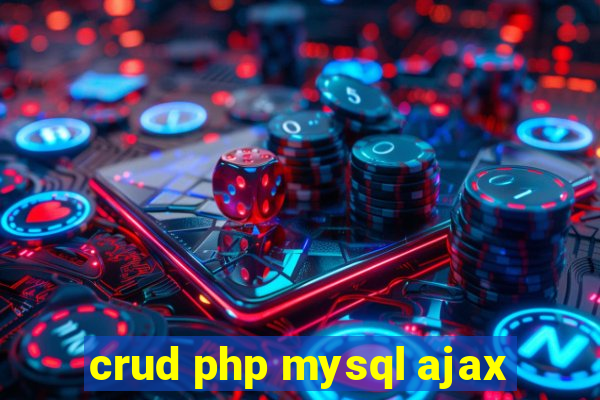 crud php mysql ajax